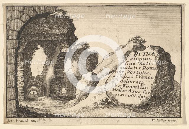 Title: Roman Ruins, ca. 1650. Creator: Unknown.