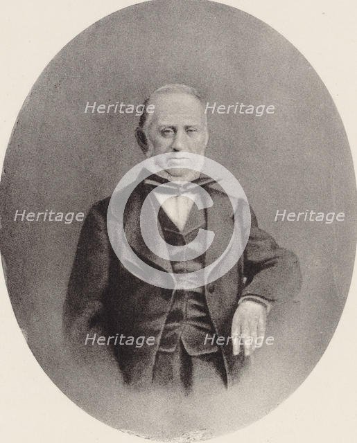 Portrait of the Composer Saverio Mercadante (1795-1870). Creator: Anonymous.