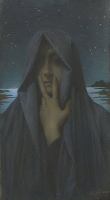 Le Silence, 1895. Creator: Lévy-Dhurmer, Lucien (1865-1953).