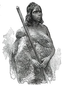 Lubra, a young Australian Woman, 1850. Creator: Unknown.