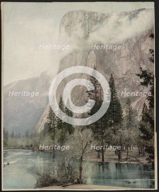 California, El Capitan, Yosemite Valley, c1899. Creator: William H. Jackson.