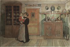 Between Christmas and New Year. From A Home (26 watercolours), c19th century. Creator: Carl Larsson.