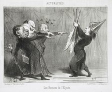 Les Horaces de l'Elysée, 1851. Creator: Honore Daumier.