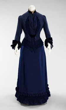 Dress, French, ca. 1885. Creator: Emile Pingat.