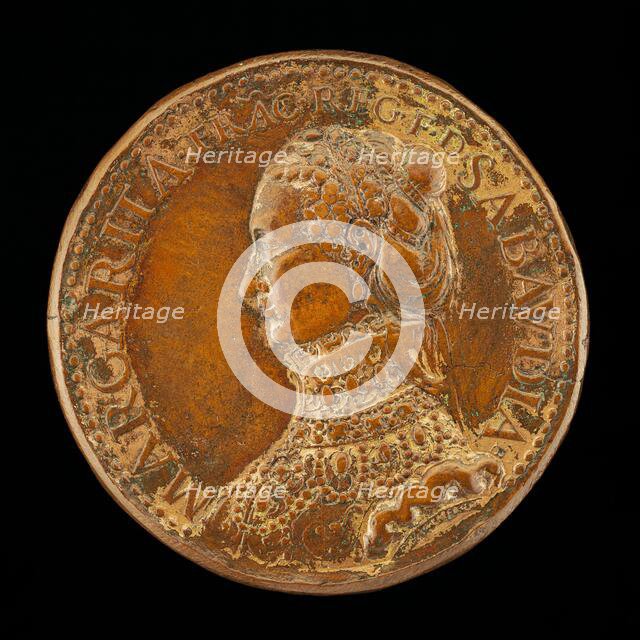 Marguerite de France, died 1574, Wife of Emanuele Filiberto 1559 [reverse]. Creator: Alessandro Cesati.