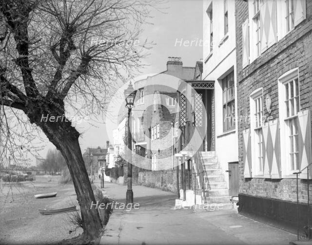 Strand-on-the-Green, London, c1955.  Creator: Arthur Charles Kirby Ware.