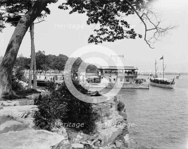 Pier, Thousand Island Park, Thousand Islands, c1901. Creator: Unknown.