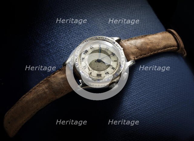 Hour Angle wristwatch, ca. 1927. Creator: Longines-Wittnauer Watch Co..