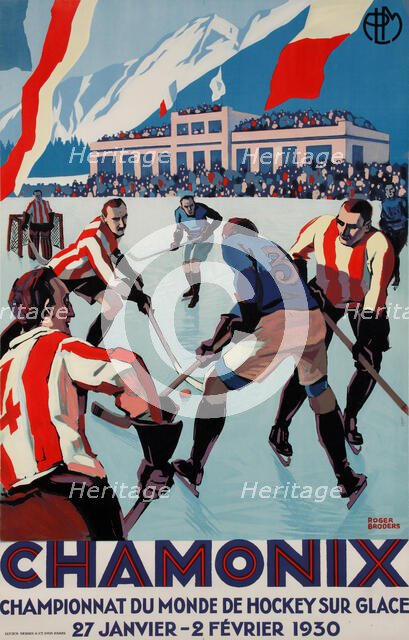 Chamonix Mont Blanc, 1930. Creator: Broders, Roger (1883-1953).