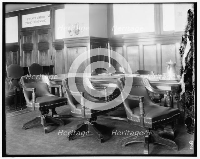 United States Commerce Court, between 1910 and 1920. Creator: Harris & Ewing.