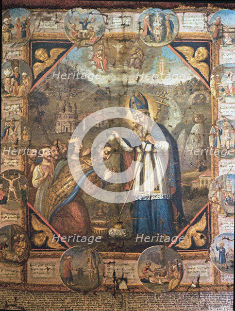 The Baptism of the Armenian People, 18th century. Artist: Anonymous  