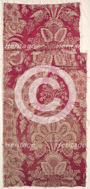 Fragment of Textile, c. 1700. Creator: Unknown.