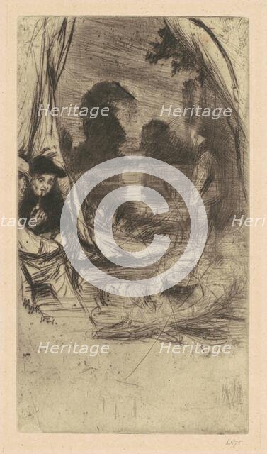 The Camp, 1861 (published 1879). Creator: James Abbott McNeill Whistler.