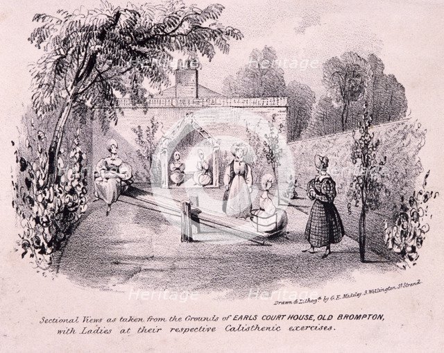 Earl's Court House, Brompton, London, c1850 Artist: GE Madeley