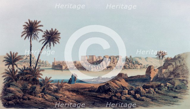 'Philae', Egypt, 1842-1845. Artist: E Weidenbach