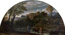 Landscape with the Flight into Egypt, c1604. Creator: Carracci, Annibale (1560-1609).