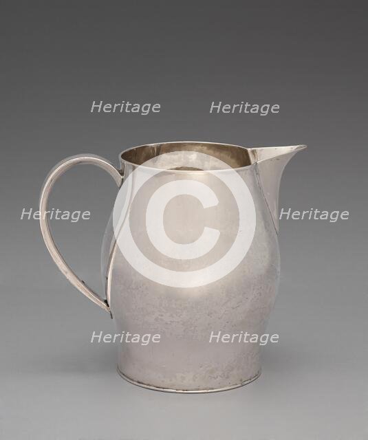 Pitcher, about 1800-1805. Creator: Paul Revere.
