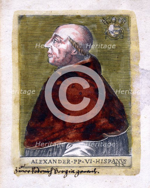 Pope Alexander VI. Artist: Unknown