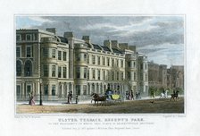 Ulster Terrace, Regent's Park, London, 1827. Artist: J Henshall