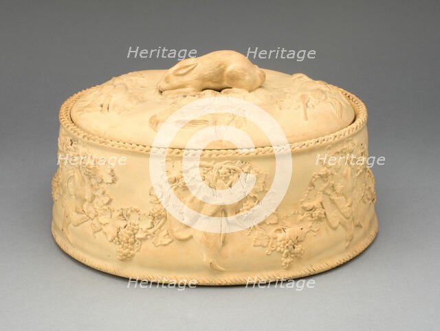 Game Pie Tureen, Burslem, c. 1850. Creator: Wedgwood.