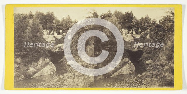 The Cave, 1860/69. Creator: Anthony & Company.