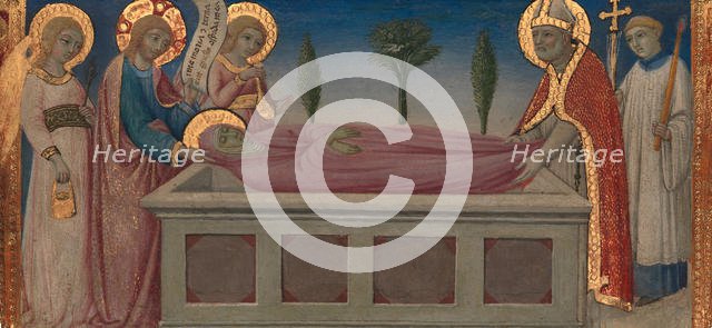The Burial of Saint Martha, ca. 1460-70. Creator: Sano di Pietro.
