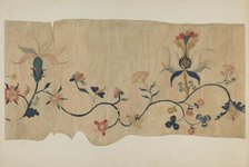Valance (Detail), c. 1941. Creator: Marion Gaylord.