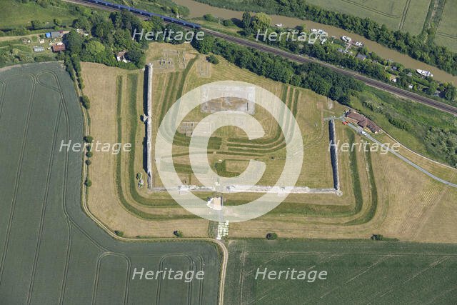 Richborough Castle Saxon Shore fort, Kent, 2022. Creator: Damian Grady.