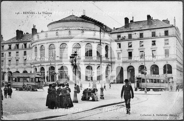 Rennes. Theatre, 1900s-1910s. Creator: Anonymous.