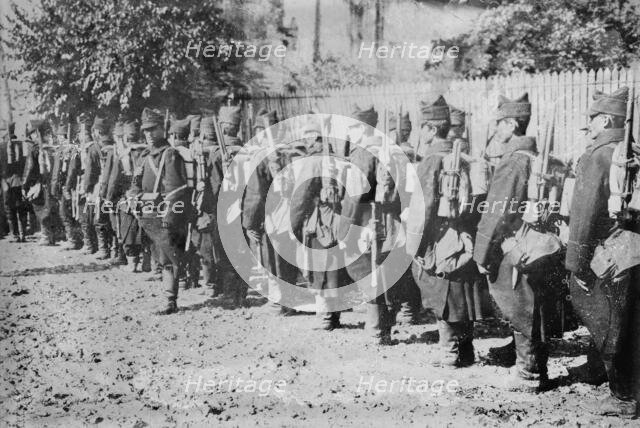 Rumanian troops, between c1915 and c1918. Creator: Bain News Service.