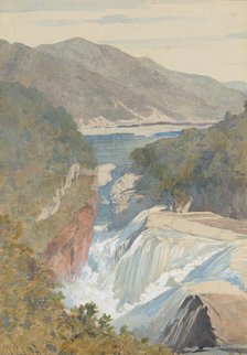Te Reinga, Falls of the Wairoa. Hawke's Bay, April 1867. Creator: James Crowe Richmond.