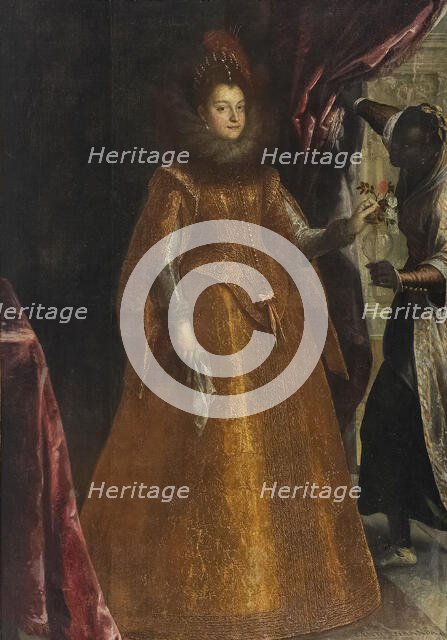 Portrait of Giulia d'Este (1588-1645), 1609. Creator: Peranda, Sante (1566-1638).