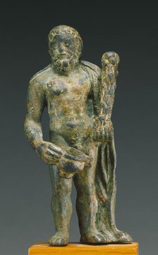 Statuette of Herakles Holding a Kantharos, 2nd-3rd century A.D. Creator: Unknown.