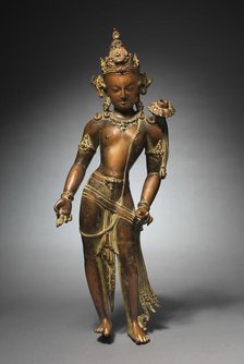 Avalokitesvara Padmapani: Bodhisattva of Mercy Bearing a Lotus, c. 1000s. Creator: Unknown.