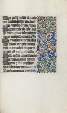 Book of Hours (Use of Rouen): fol. 122r, c. 1470. Creator: Master of the Geneva Latini (French, active Rouen, 1460-80).