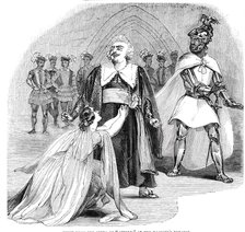 Scene from the opera of "Otello" at Her Majesty's Theatre, 1844. Creator: Unknown.