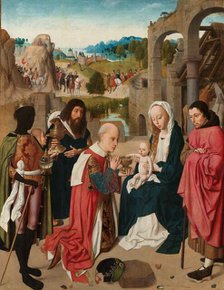 The Adoration of the Magi, c.1480-c.1485. Creator: Geertgen tot Sint Jans.
