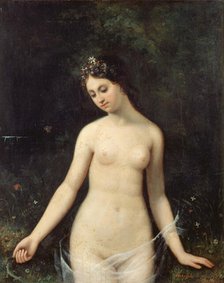 Young naked woman, 1831. Creator: Theophile Gautier.