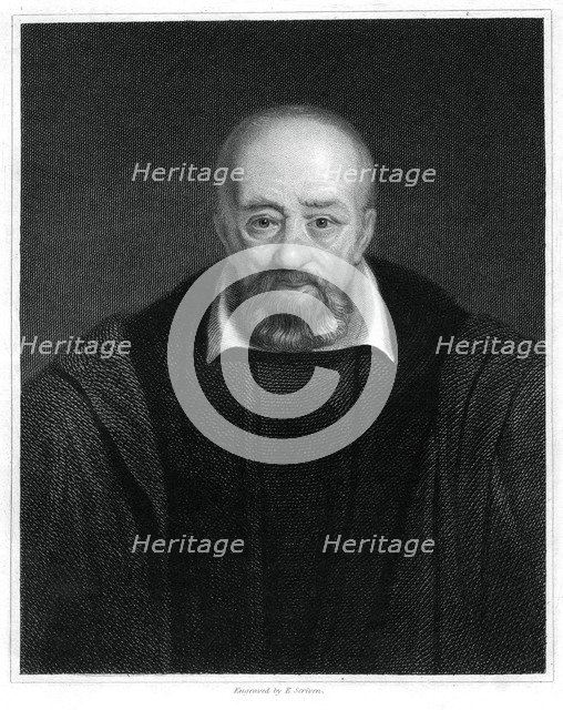 George Buchanan, Scottish historian and humanist scholar, (1833).Artist: E Scriven