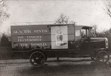 Van advertising Fox's Glacier mints,1922. Artist: Unknown