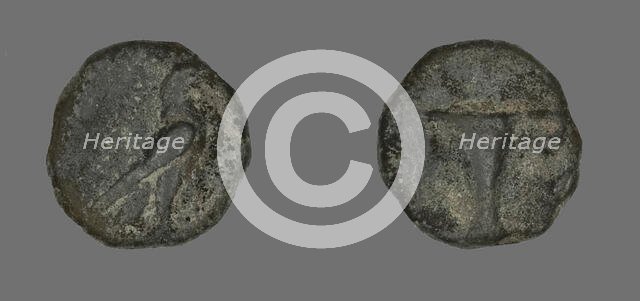 Coin Depicting an Eagle, about 320-250 BCE. Creator: Unknown.