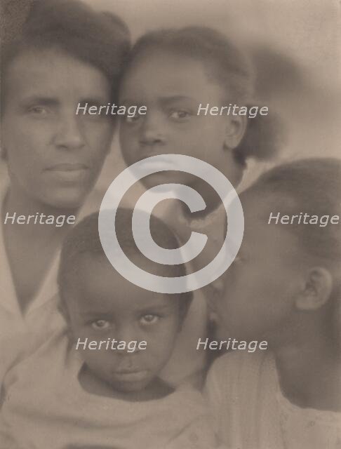 Portrait of a Family, 1922. Creator: Edith R Wilson.