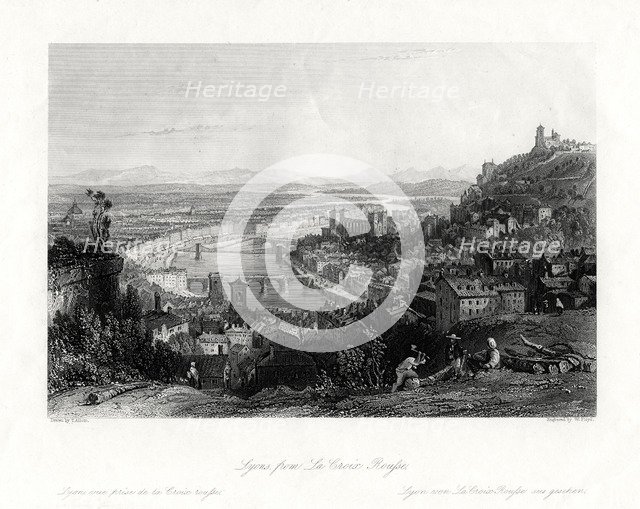 Lyon, France, 1875. Artist: W Floyd