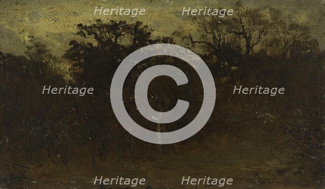 Coin de forêt, between 1850 and 1860. Creator: Felix Francois Georges Philibert Ziem.