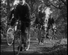 Women Cycling, 1936. Creator: British Pathe Ltd.