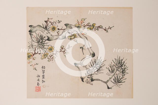 Page from Shi Zhu Zhai. Creator: Unknown.