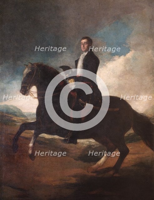 Equestrian portrait of the Duke of Wellington, 1812.  Artist: Francisco Goya.