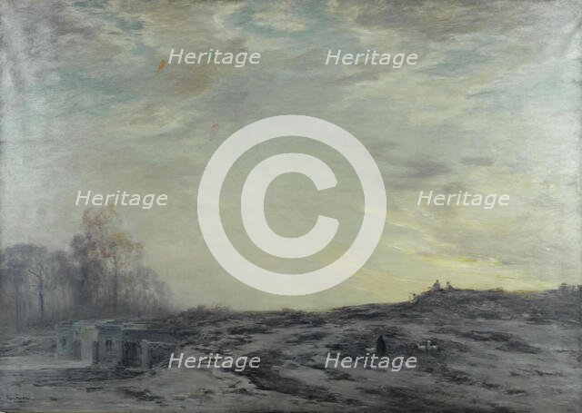 The suburbs of Paris around the fortifications, c1923. Creator: Louis Henri Foreau.