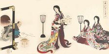 Chiyoda Castle (Album of Women), 1895., 1895. Creator: Chikanobu Yoshu.