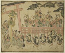 The Soga Festival, c. 1768. Creator: Torii Kiyomitsu.
